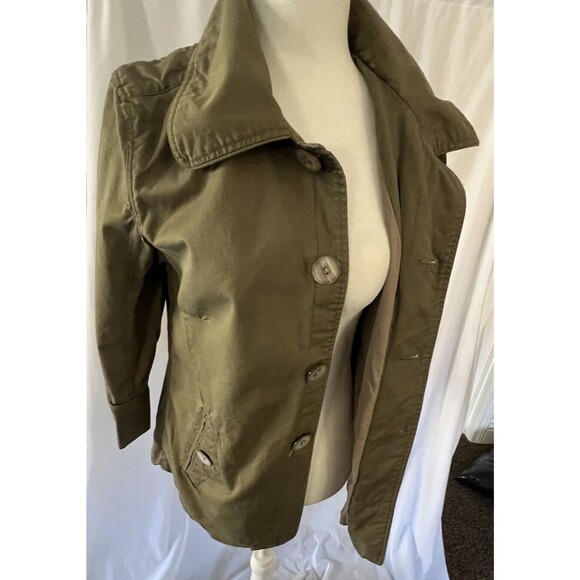 Spiewak & Sons army green jacket, lined,  large buttons size small - Picture 2 of 10